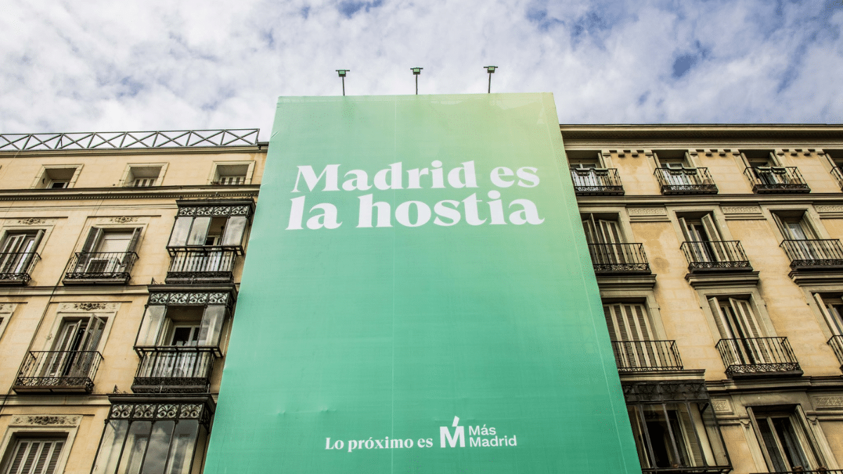 cartel Más Madrid