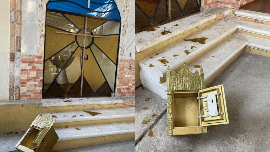 Roban el copón y destrozan el sagrario en una iglesia de Cuernavaca