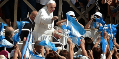 Papa banderas Argentina