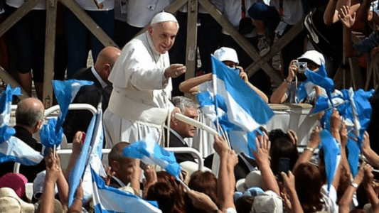 Papa banderas Argentina