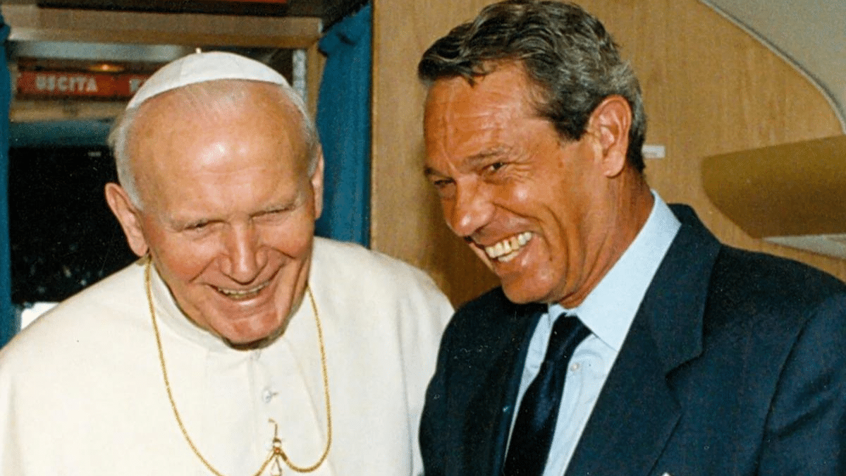 Juan Pablo II y Joaquín Navarro Valls
