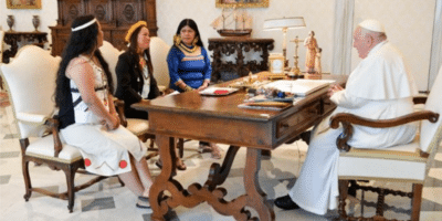 El Papa recibió en audiencia a las lideresas indígenas