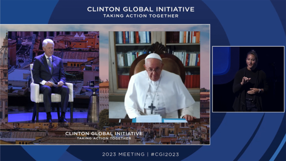 Francisco en el “Clinton Global Initiative 2023″