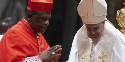 Cardenal Ambongo y el Papa Francisco