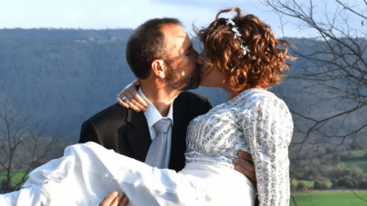 Xavier Novell y su esposa Silvia Caballol