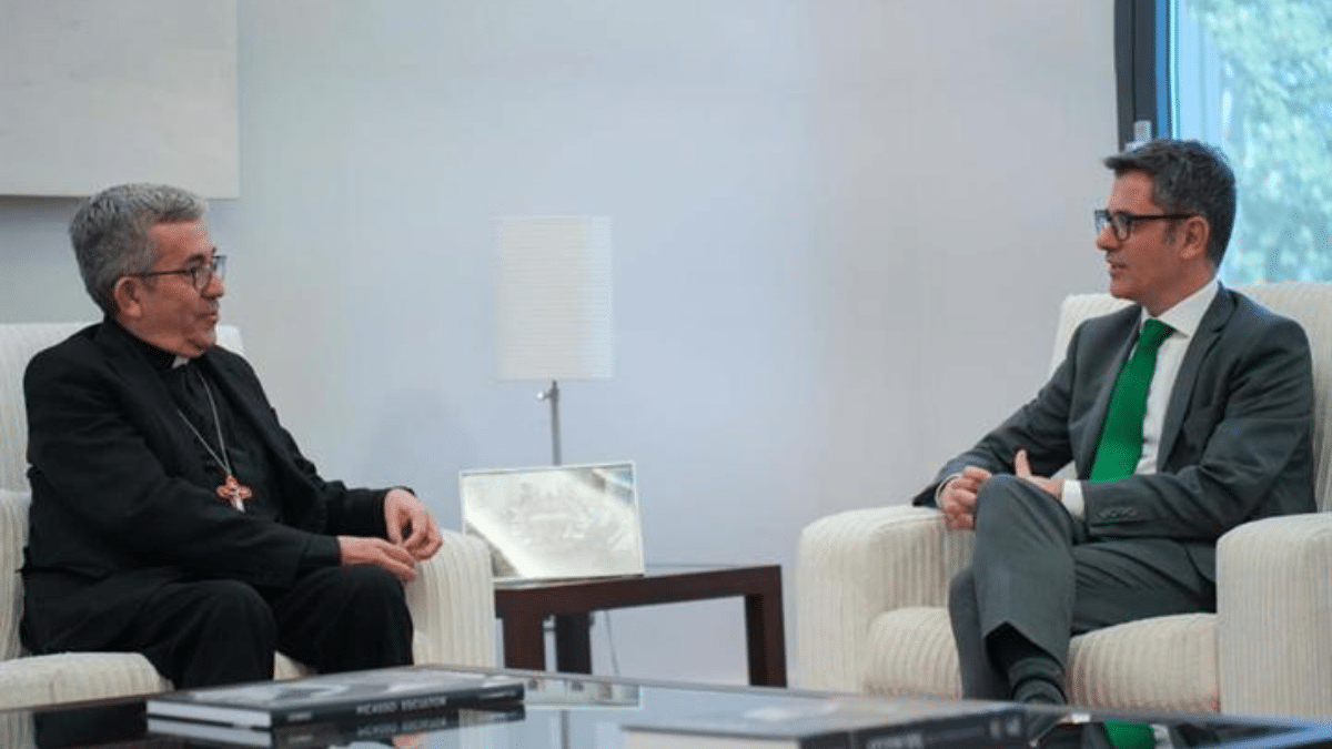 Reunión entre Luis Argüello y el ministro Félix Bolaños