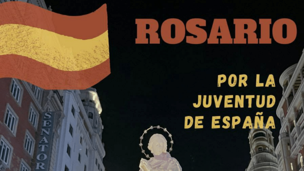 Miles de jóvenes volverán a salir por las calles de Madrid para rezar el Rosario «por la juventud de España»