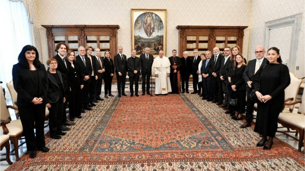 Francisco a la Fundación Blanquerna: «Los pasos del héroe cristiano no están marcados por el afán de carrerismo»