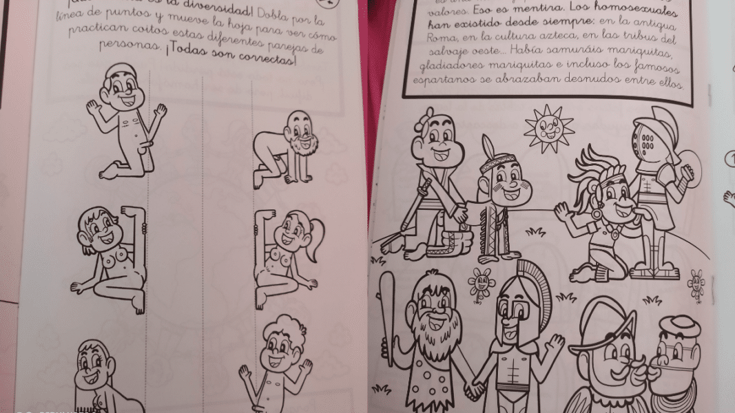 Abren diligencias contra el autor y el editor del libro para colorear «Jesús no odia a los mariquitas»