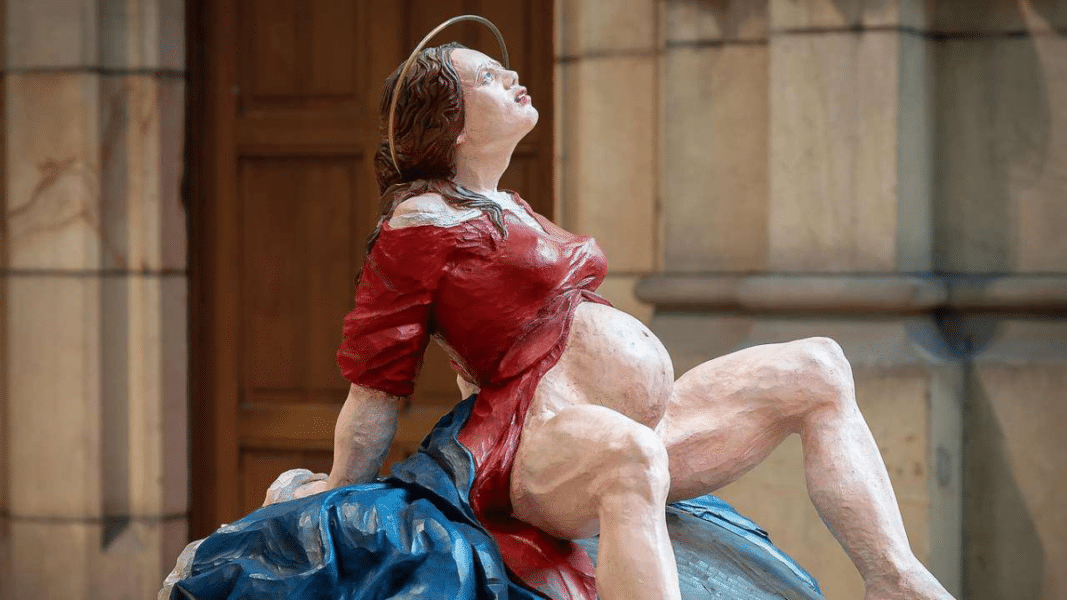 Decapitan en una catedral austriaca una estatua de la Virgen considerada blasfema