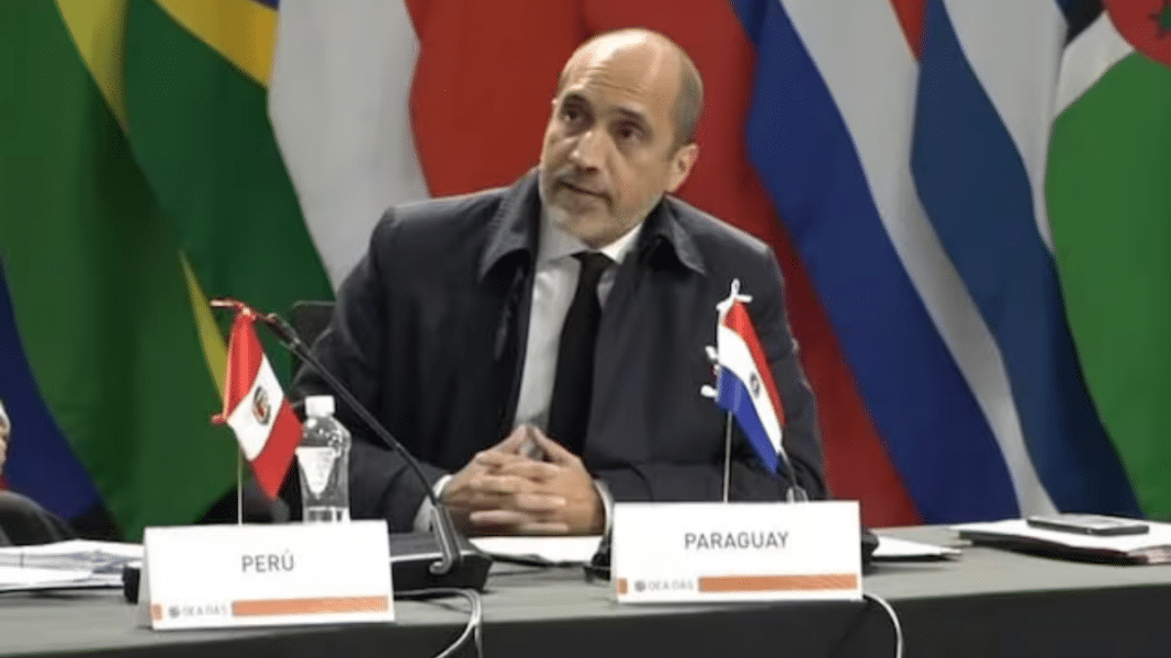 El vicecanciller paraguayo, Víctor Verdún