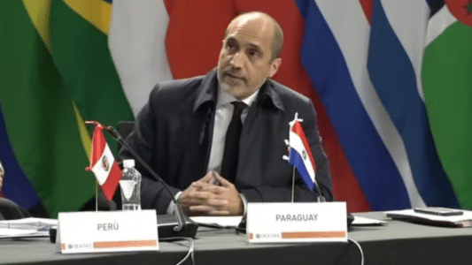 El vicecanciller paraguayo, Víctor Verdún