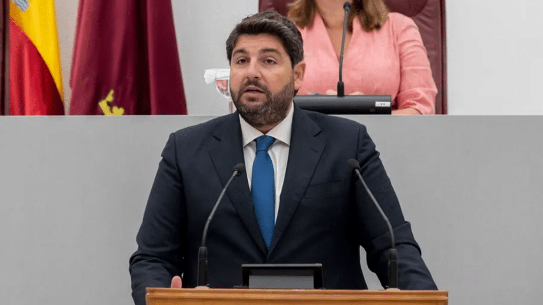 Fernando López Miras, presidente de la región de Murcia (PP)