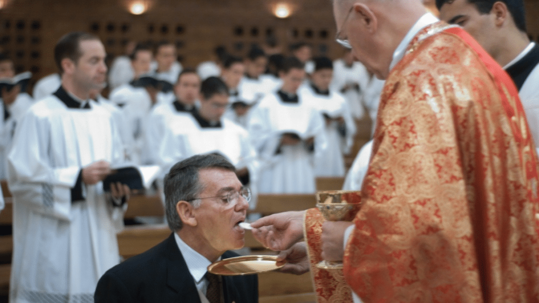 Comunión de rodillas