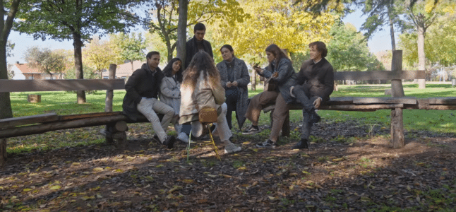 Jóvenes que aparecen en el videoclip de la CEE para el Congreso de Vocaciones