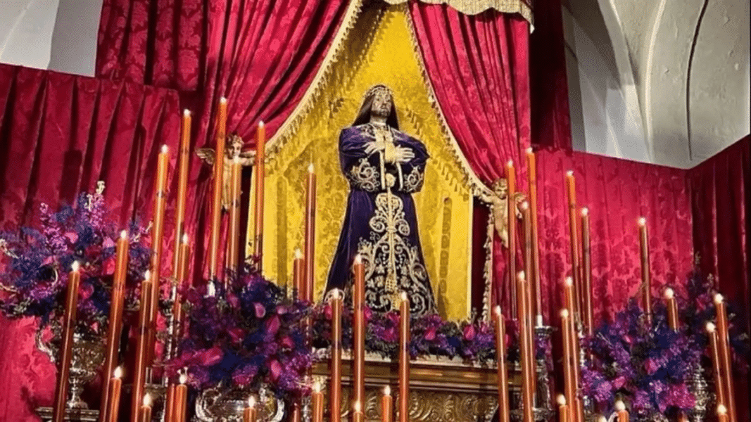 Imagen de Jesús el Pobre en la iglesia de San Pedro el Viejo