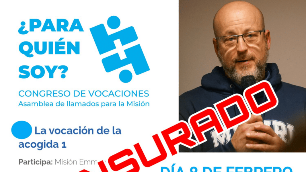 Vetan del Congreso de Vocaciones al fundador de la Misión Emmanuel por un vídeo en que se refirió al cardenal Cobo como «cobito»