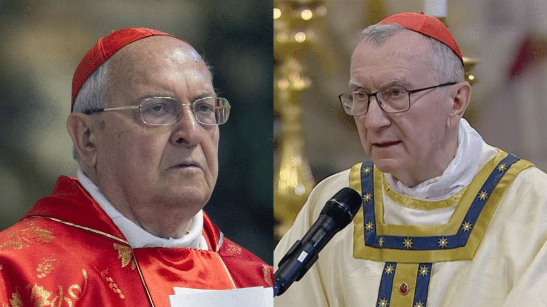 Leonardo Sandri y Pietro Parolin