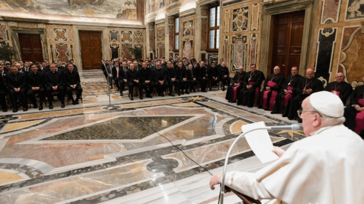 El Papa con los seminaristas de la Provincia Eclesiástica de Valencia