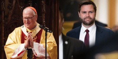 Cardenal Dolan y JD Vance