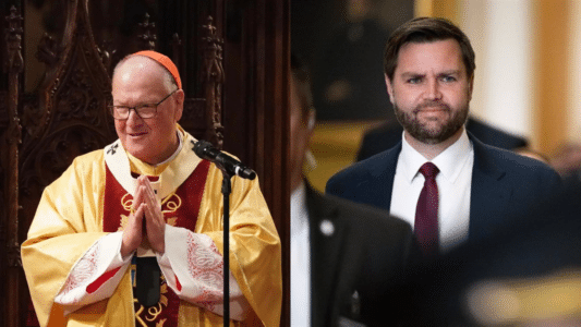 Cardenal Dolan y JD Vance