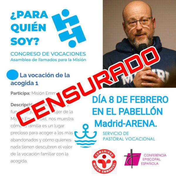 Cartel censura Misión Enmanuel