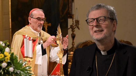 Pierbatista Pizzaballa y Claudio Gugerotti