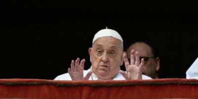 El Papa Francisco durante la bendición "Urbi et Orbi"