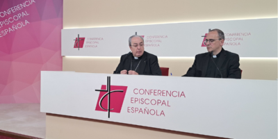 César García Magán durante la rueda de prensa