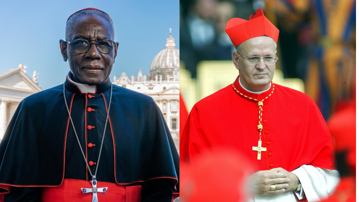 Cardenal Sarah y cardenal Erdo