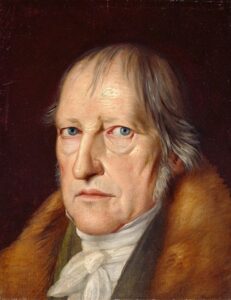Retrato de Georg Wilhelm Friedrich Hegel, filósofo asociado al pensamiento dialéctico, vinculado críticamente en el artículo 'La trayectoria sinodal cargada'.