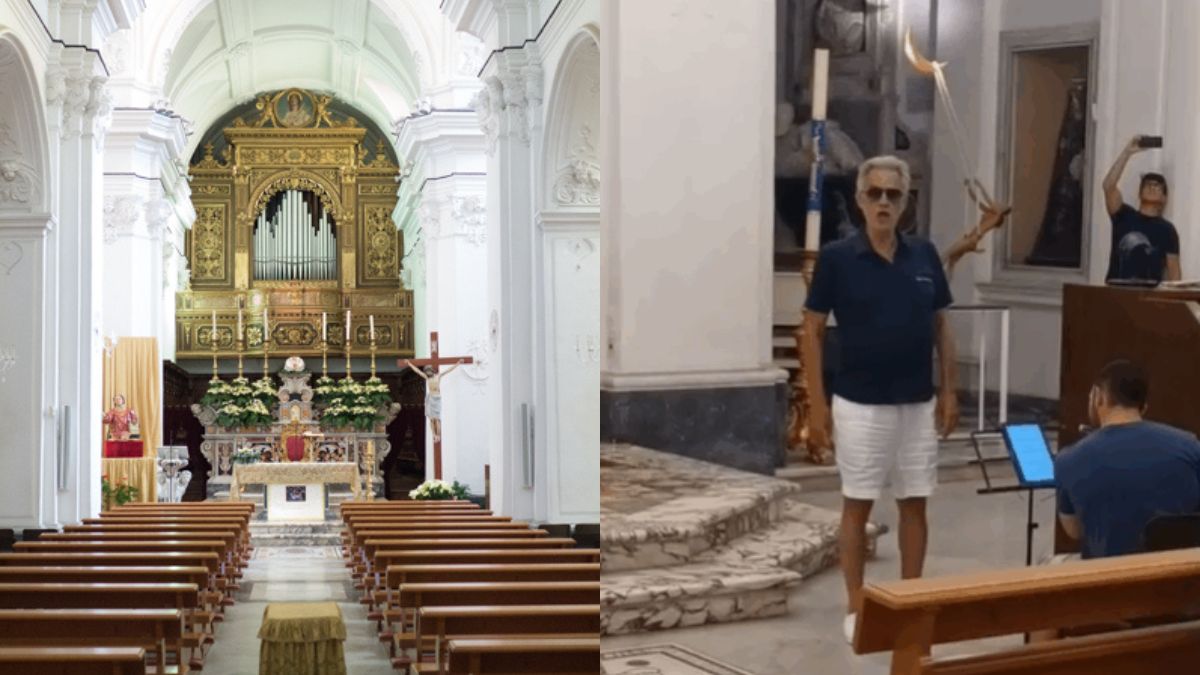 Andrea Bocelli canta en Capri