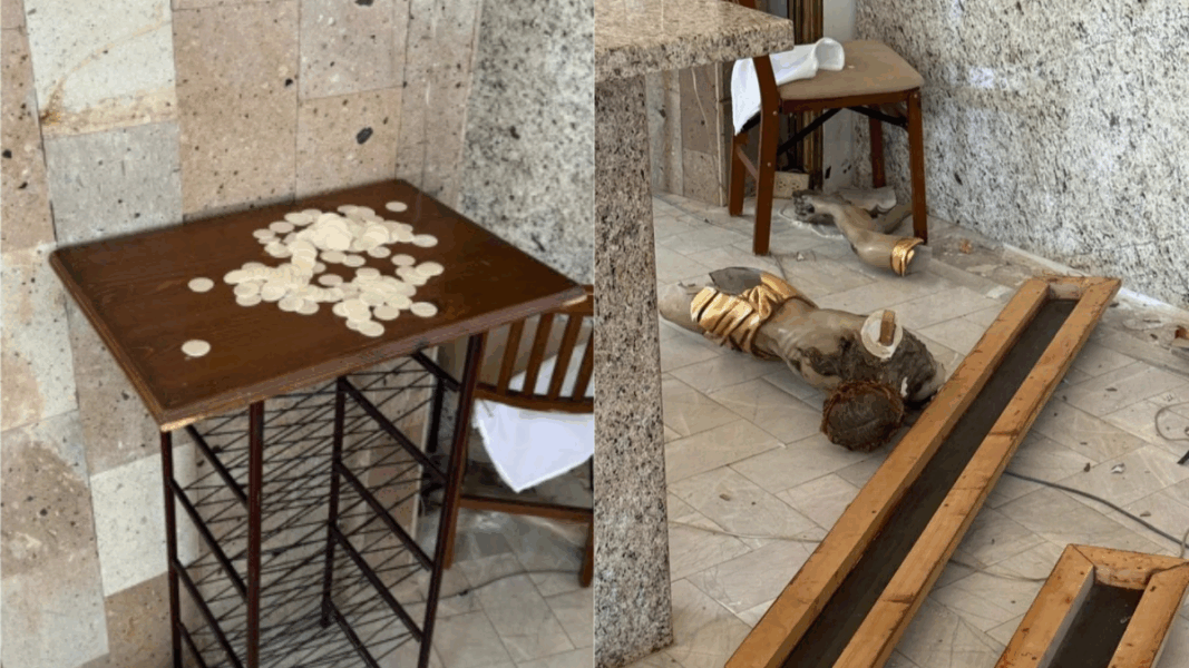 Profanan iglesia en México: hostias consagradas tiradas al suelo y el Sagrario destruido