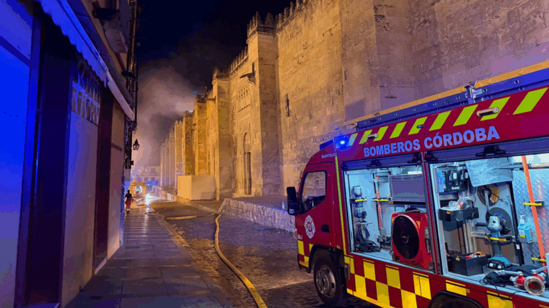 Incendio en la Catedral de Córdoba: «está a salvo»