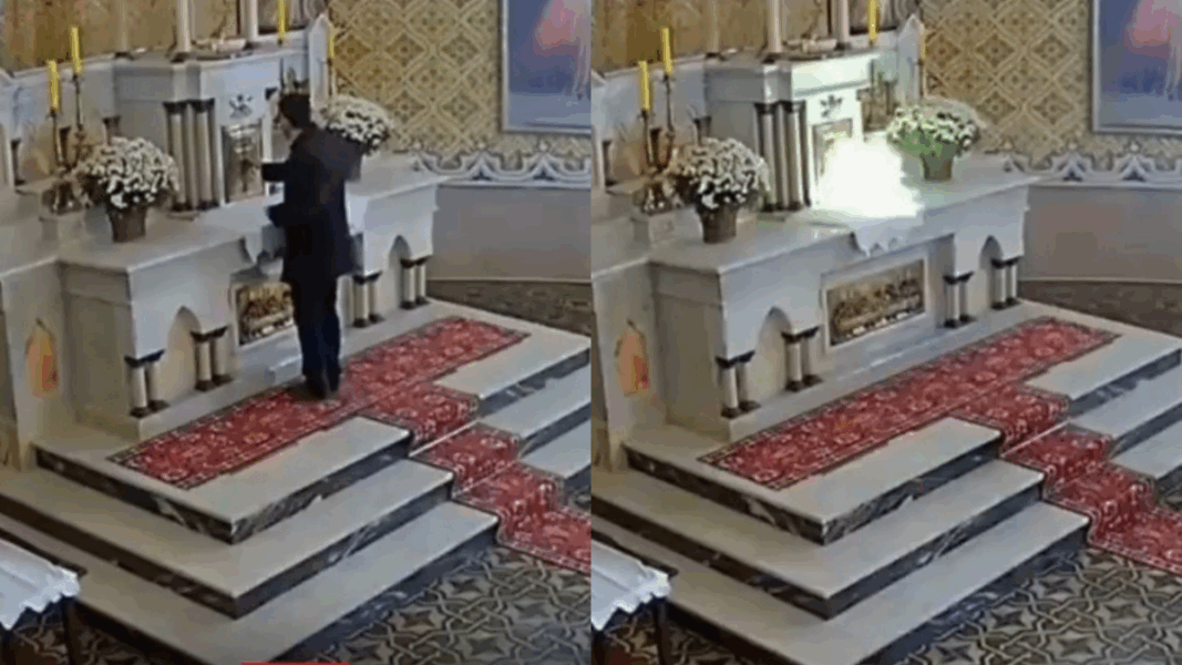 Detonan explosivo frente al sagrario en histórica iglesia de Brasil: investigan atentado contra objeto de culto