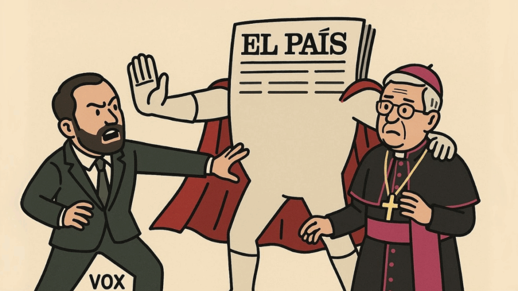 El País al rescate de los obispos: desmontando las falacias contra Abascal