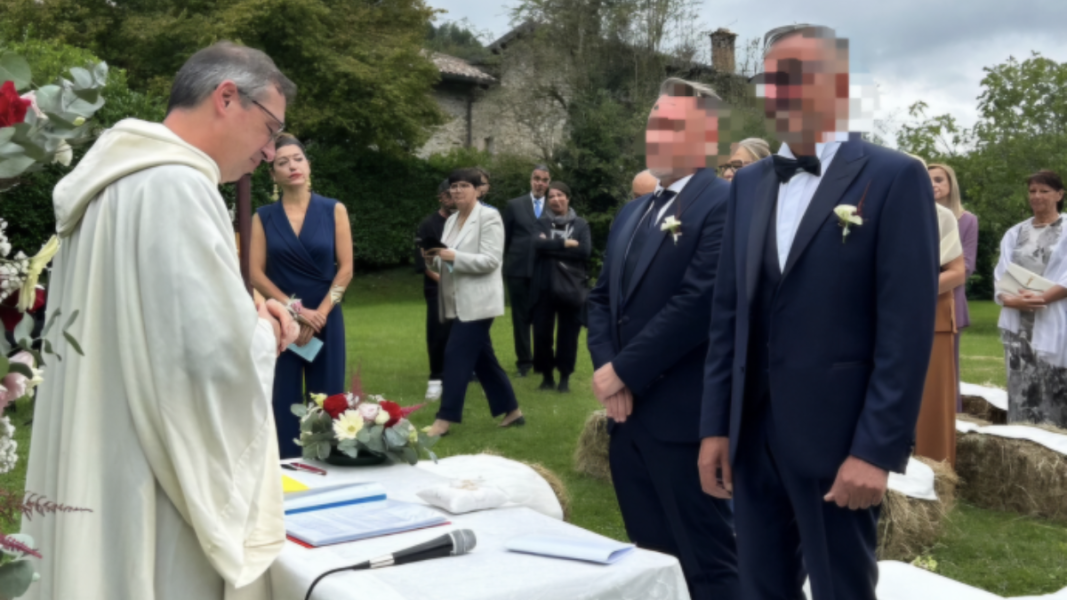 Los efectos de Fiducia Supplicans: sacerdote italiano bendice a pareja gay con rito valdense