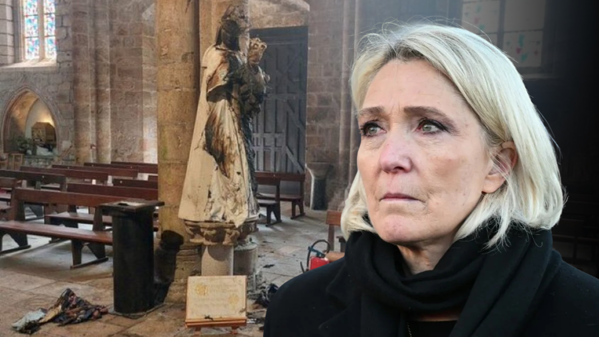 Marine Le Pen dénonce l’augmentation des attaques contre les églises en ...