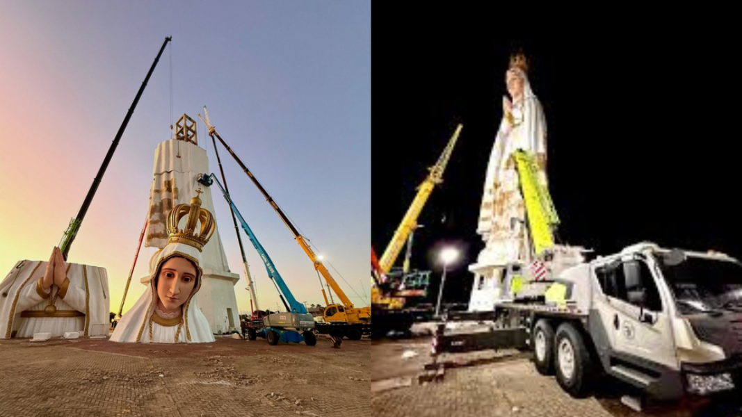Brasil inaugura la estatua más grande del mundo dedicada a la Virgen de Fátima