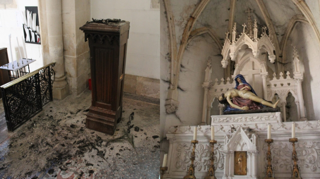 Tercer incendio en una iglesia de Francia: la persecución anticristiana avanza en silencio