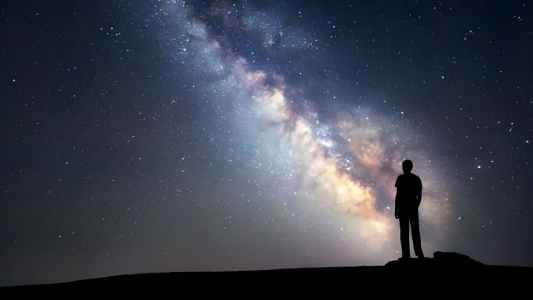 The invisible center of the universe