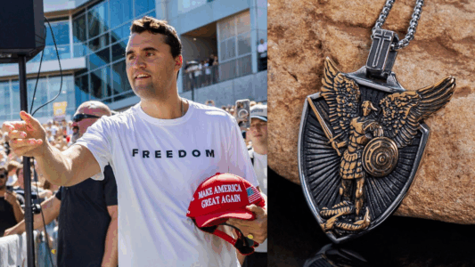 The meaning of the Saint Michael medal that accompanied Charlie Kirk until his death