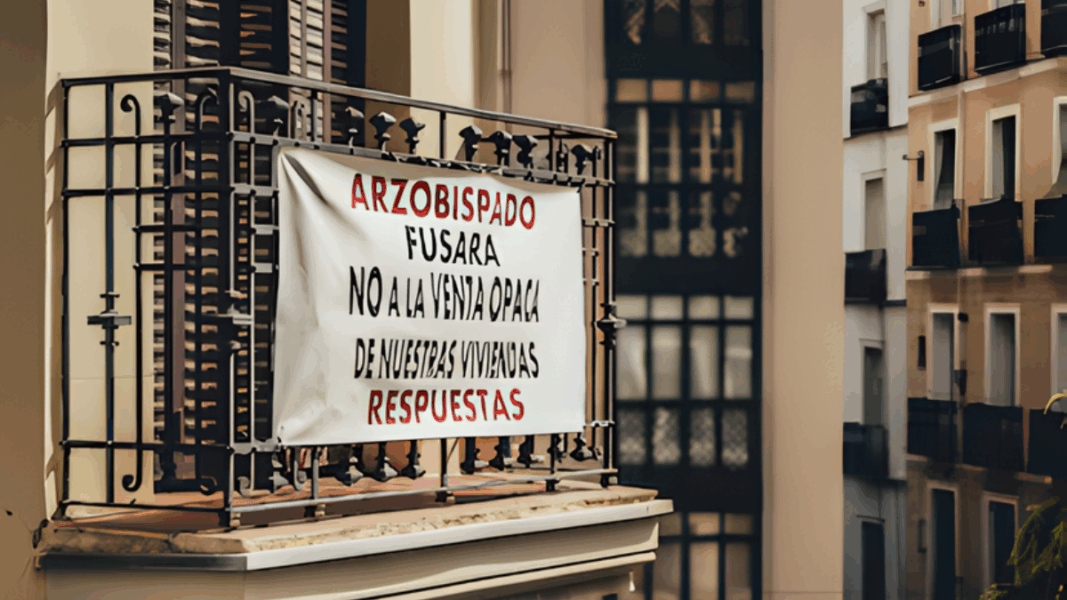 Convocan una concentración contra la venta de 13 edificios del Arzobispado de Madrid a un fondo buitre