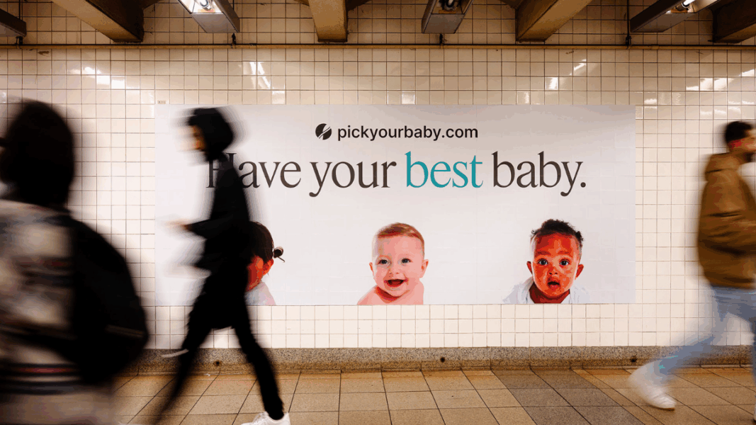 «Have Your Best Baby»: Die neue Werbung in der New Yorker U-Bahn, die Kinder nach Wunsch anbietet