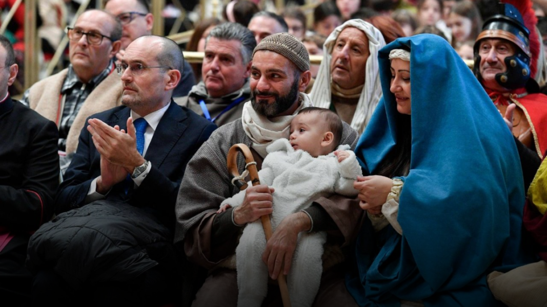 León XIV: «El Belén nos recuerda que formamos parte de una maravillosa aventura de Salvación»