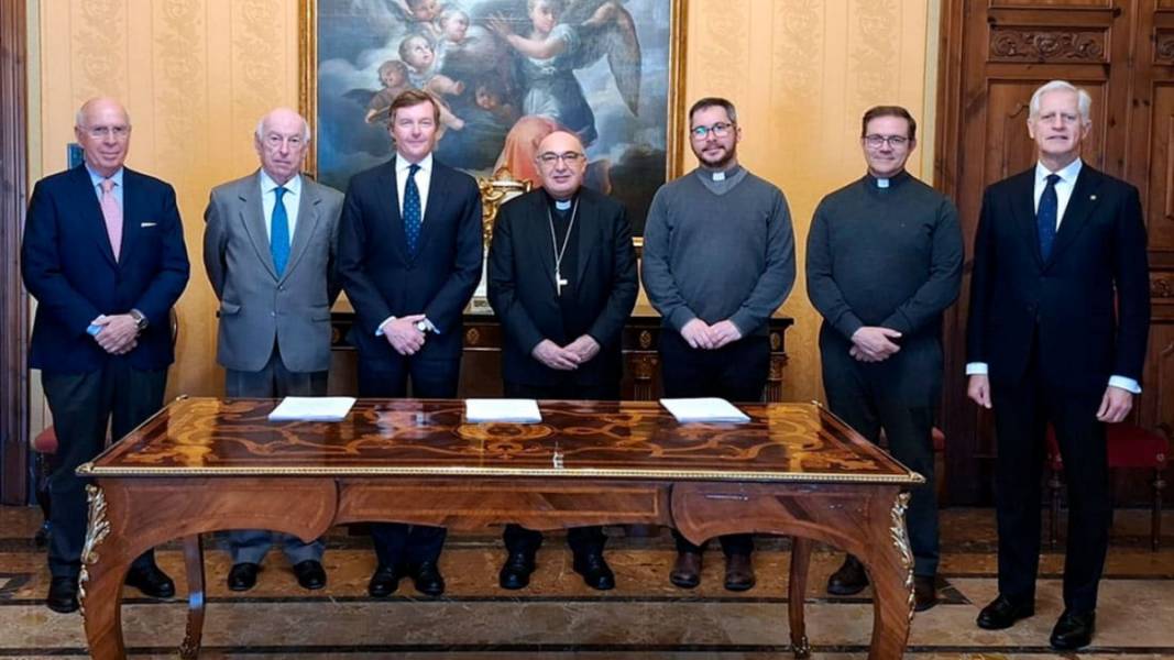 Las Órdenes de Caballería de España financiarán la restauración de la capilla dañada por la DANA en Valencia