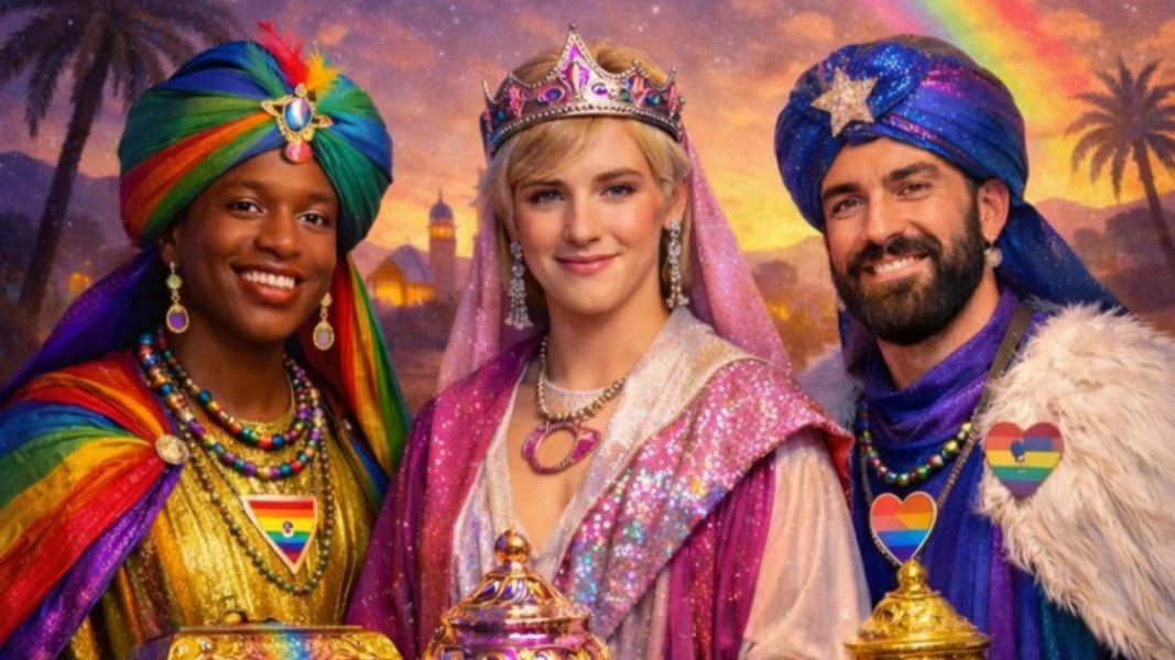 No fue suficiente con ideologizar los pesebres, ahora también los Reyes Magos