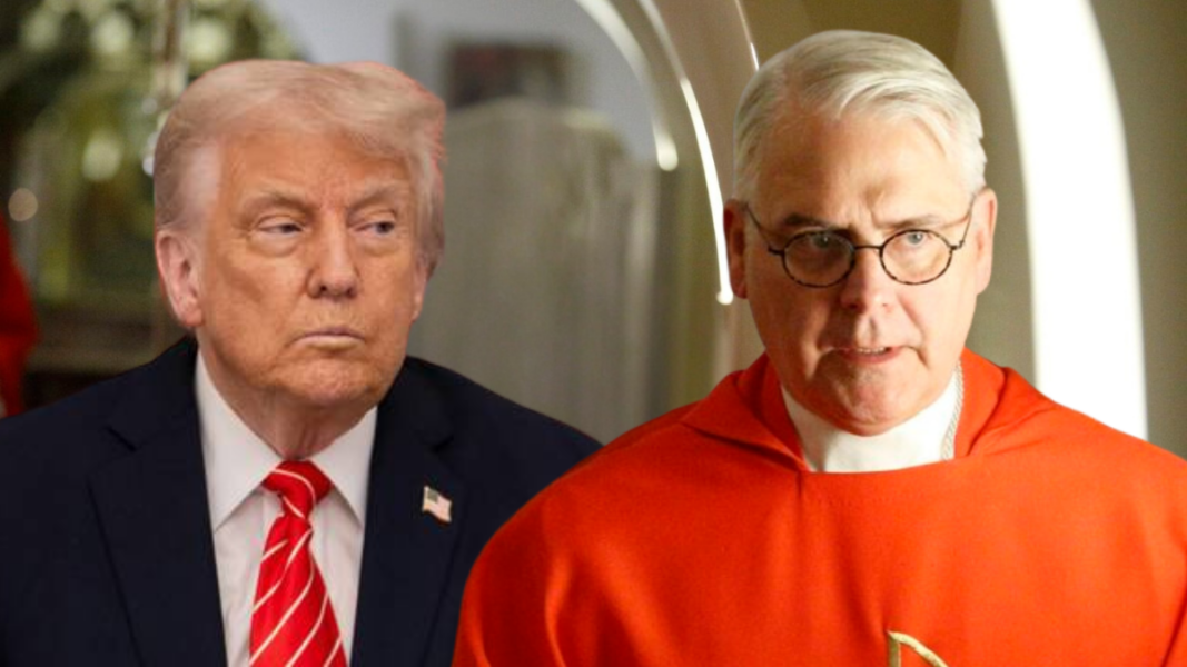 Trump se reúne con el presidente del Episcopado de Estados Unidos