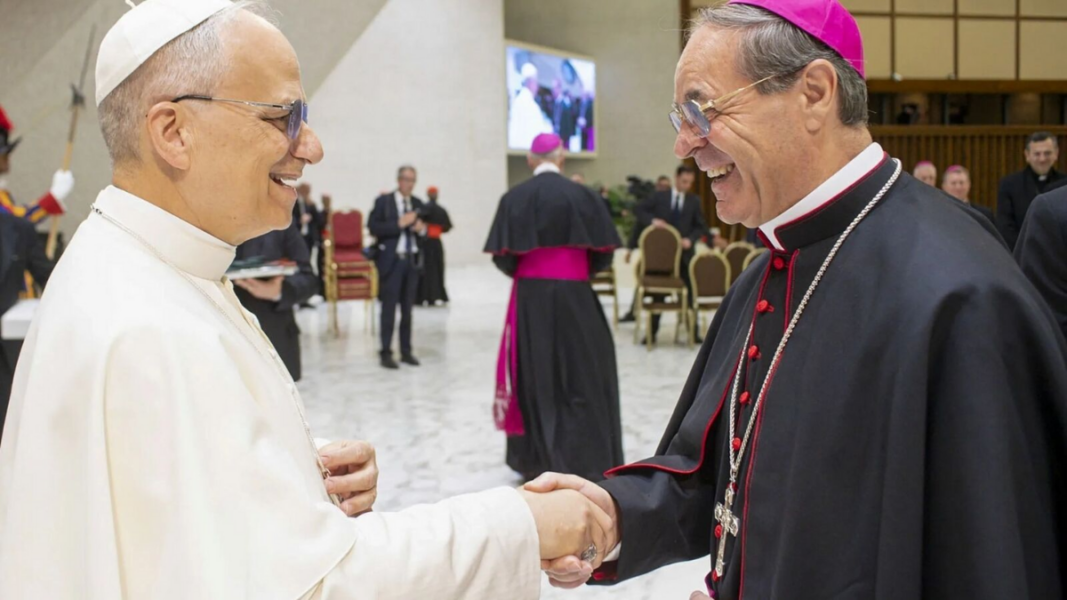 León XIV recibe en audiencia a mons. Arellano, comisario pontificio del caso Torreciudad
