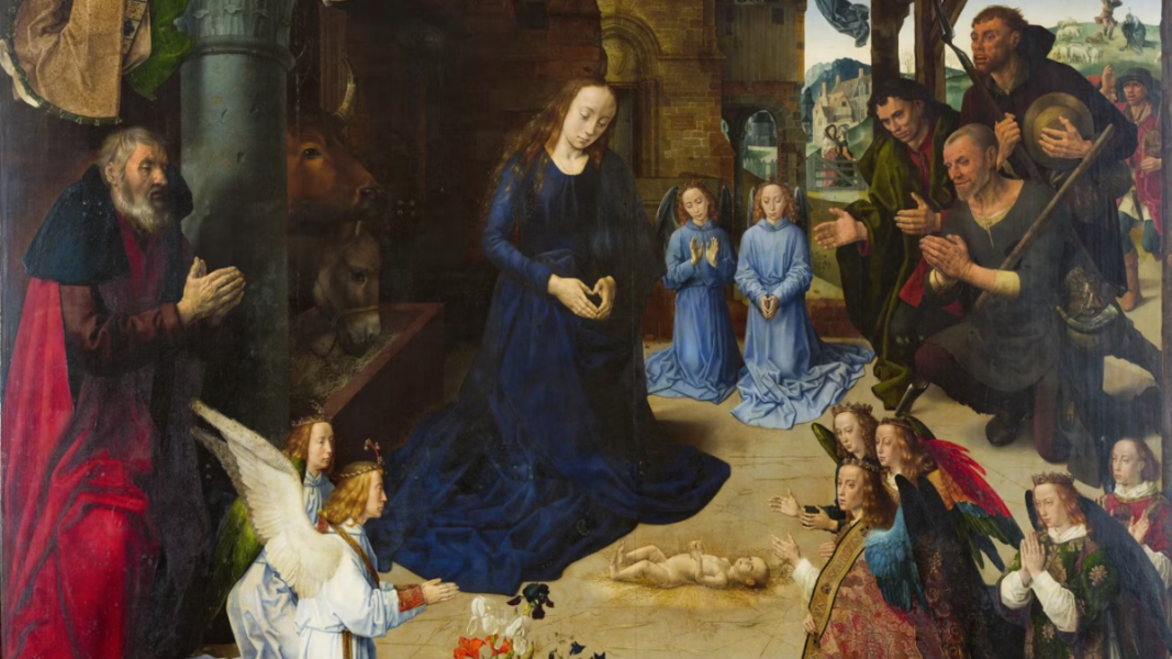 La Madre de Dios, virgen en el acto de dar a luz